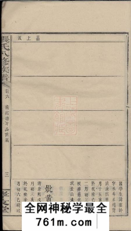 孝友堂张氏八修族谱