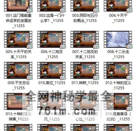 高策·八字命理学全阶课程+实战视频98集