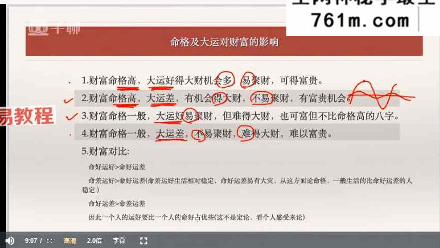 李老师《财运断法》52集视频