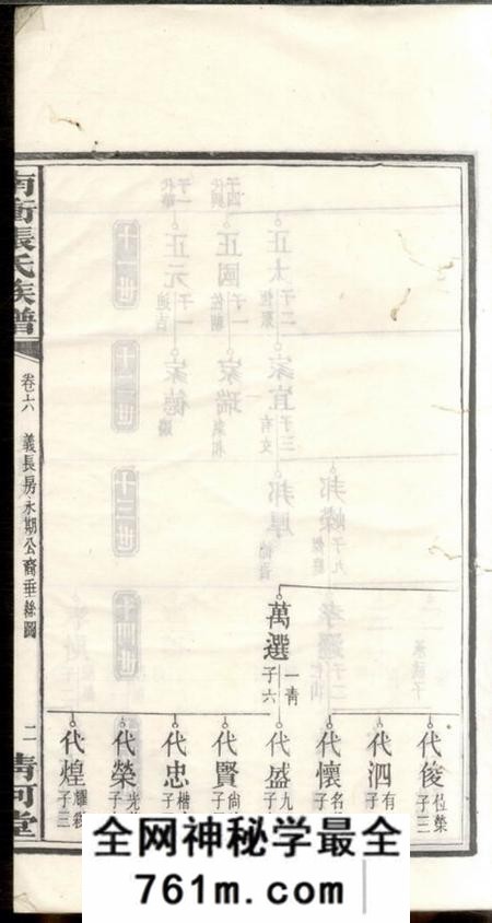 宁乡清河堂宁乡道林南冲张氏族谱