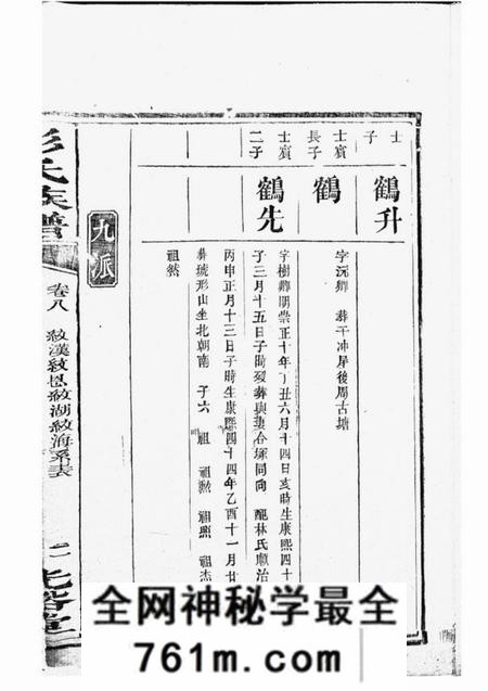光裕堂彭氏族谱