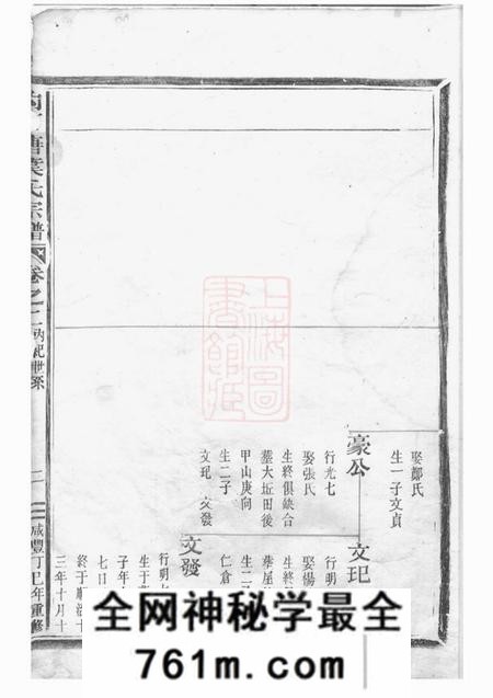 松阳内石塘叶氏宗谱二卷