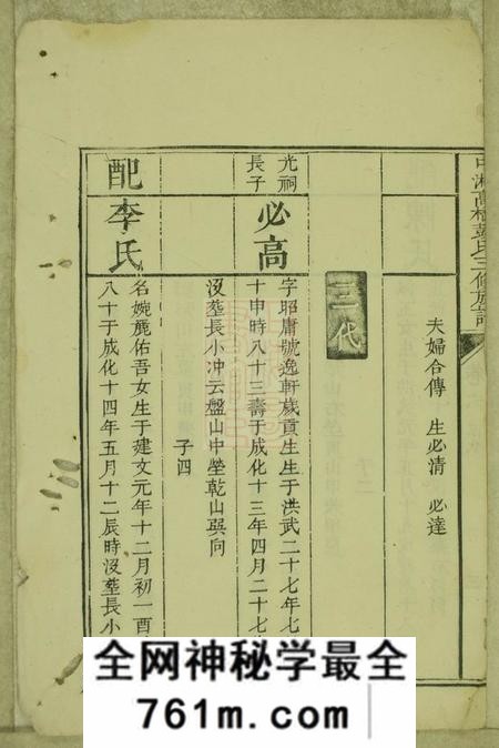 湘潭述古堂中湘高桥彭氏三修族谱
