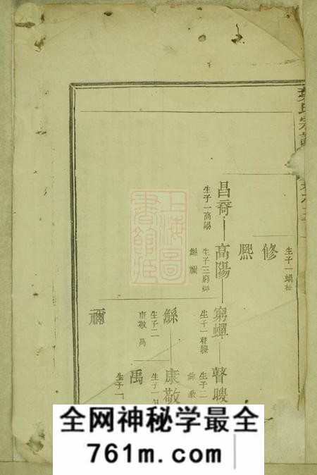 遂安等双槐堂叶氏宗谱