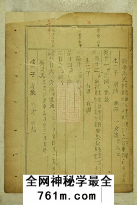 东阳白石斯氏宗谱
