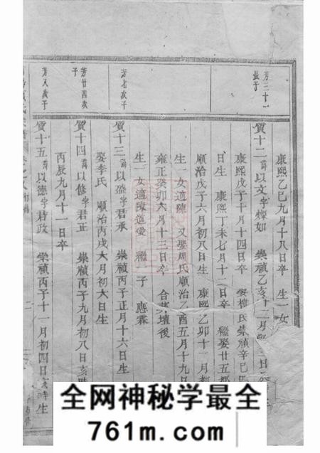 浦阳浦阳项氏宗谱