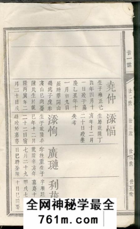 叶氏六修族谱不分卷