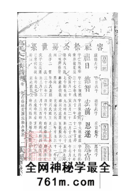 湖南岳阳巴陵扶风堂万氏大全族谱不分卷