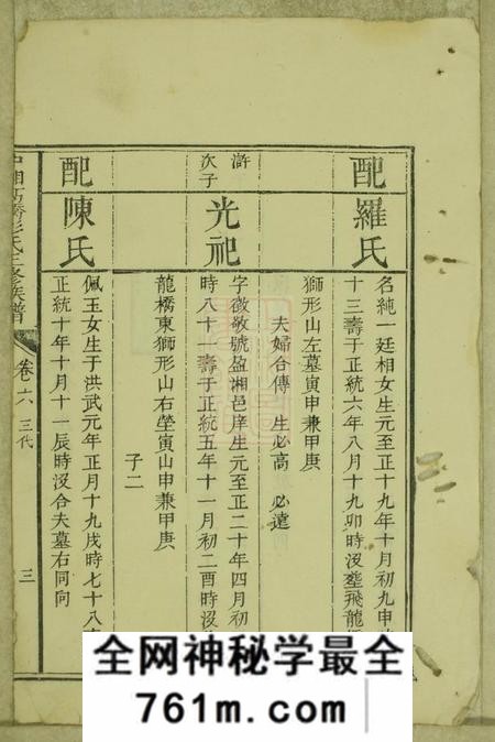 湘潭述古堂中湘高桥彭氏三修族谱