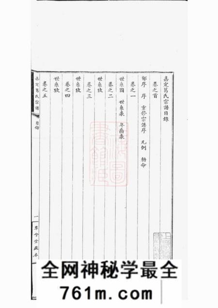 嘉定覃兮堂嘉定葛氏宗谱十卷首一卷