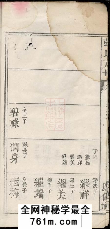 张氏庆馀祠户册不分卷
