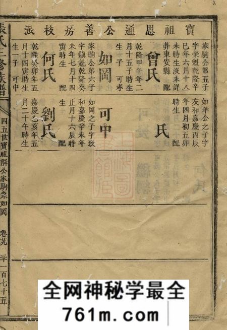 张氏三修族谱
