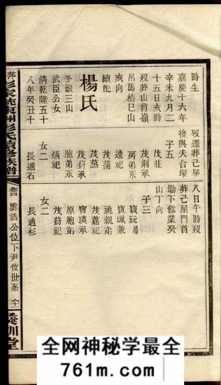 萍乡彝训堂萍西彭家?东洲彭氏续修族谱四卷末一卷