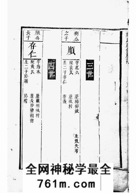 宁乡等仁寿堂楚南叶氏族谱