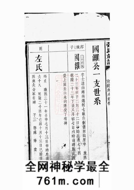 清河堂张氏族谱