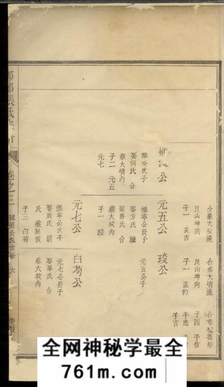 遂安爱敬堂郭邨张氏宗谱