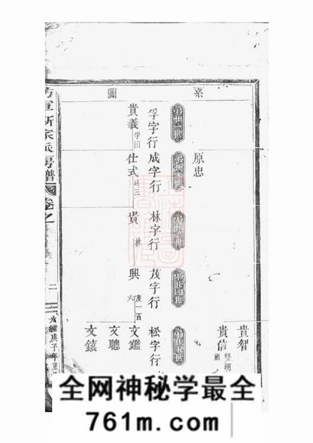 金华防军斯家派房谱不分卷