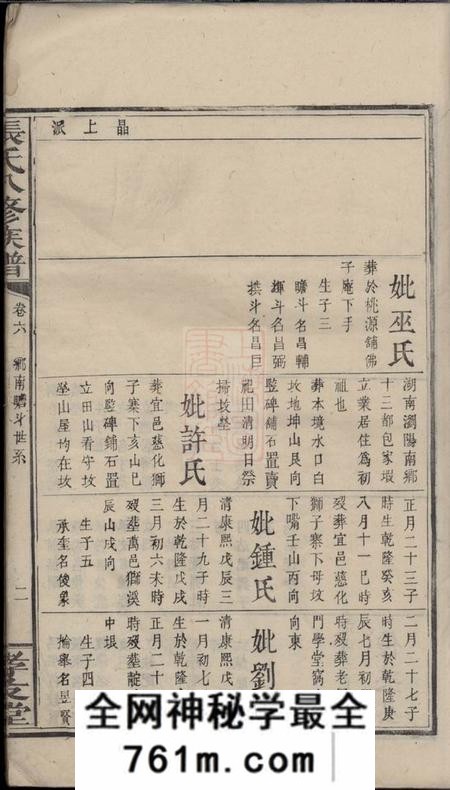 孝友堂张氏八修族谱