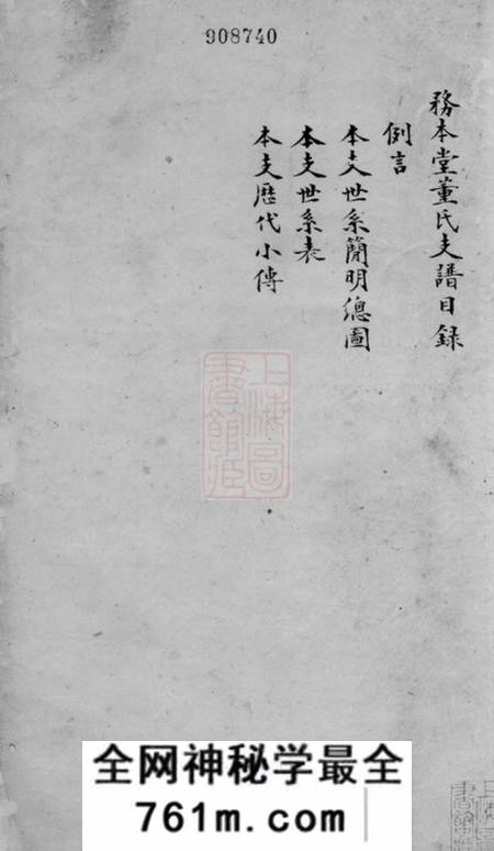 会稽务本堂董氏支谱不分卷