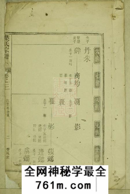 遂安等双槐堂叶氏宗谱