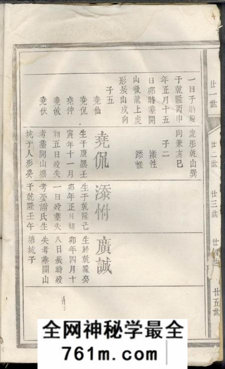 叶氏六修族谱不分卷