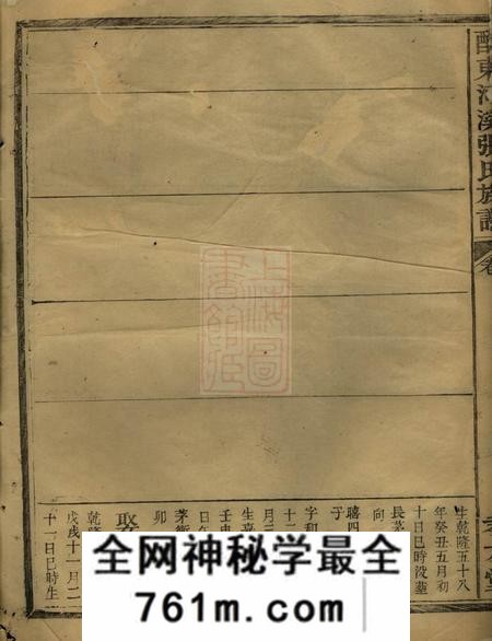 醴陵孝友堂醴东河溪张氏族谱