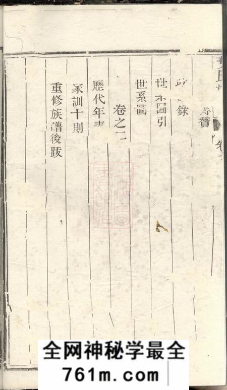 润州敦伦堂润东严庄叶氏重修族谱二卷