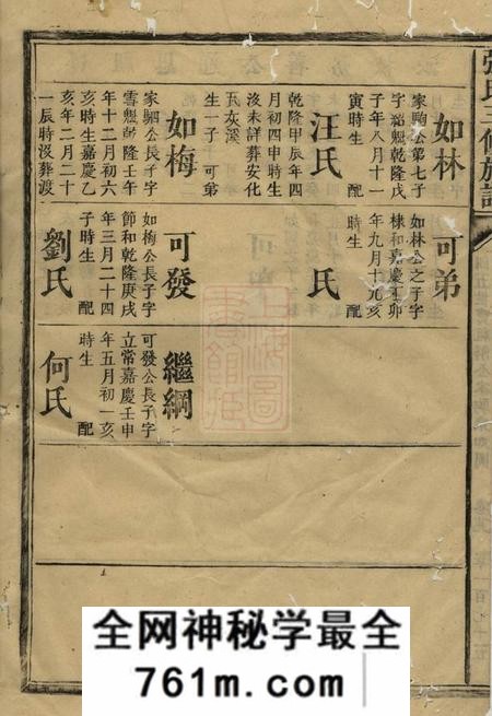 张氏三修族谱