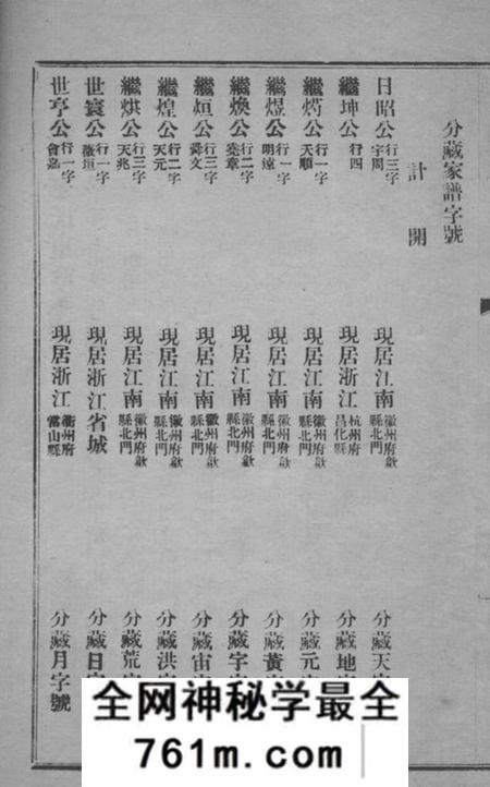 歙县新州叶氏重修家谱通告不分卷