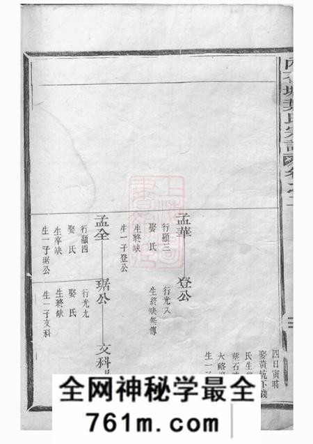 松阳内石塘叶氏宗谱二卷