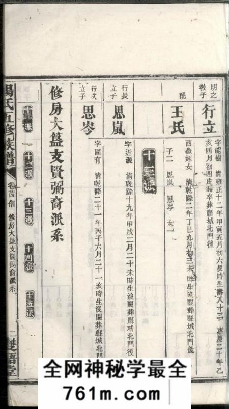 益阳双梧堂澬阳七甲杨氏族谱
