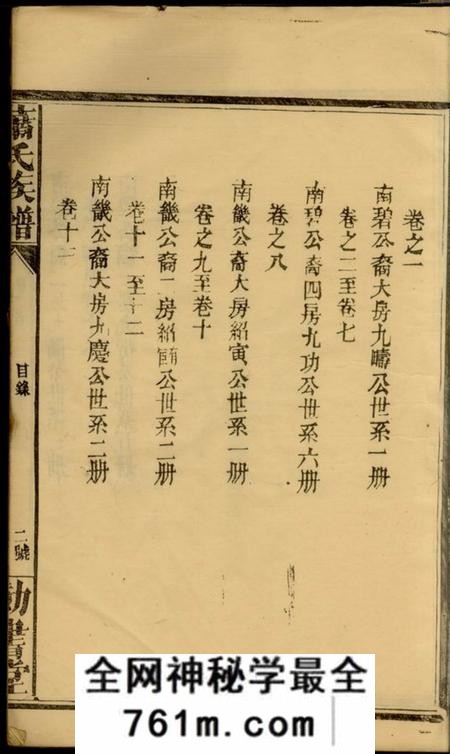 湖南常德湖南常德县萧氏六次续修族谱十八卷首一卷