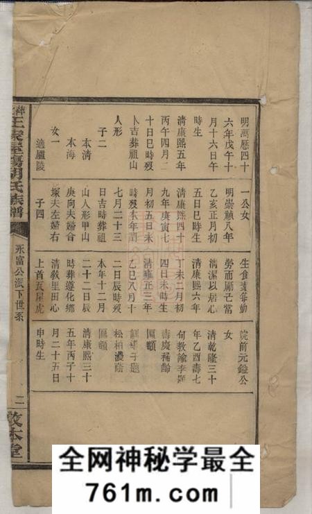 萍乡敦本堂萍北王家屋场胡氏族谱不分卷