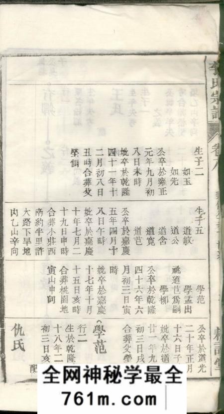 凤阳耕读堂李氏家乘