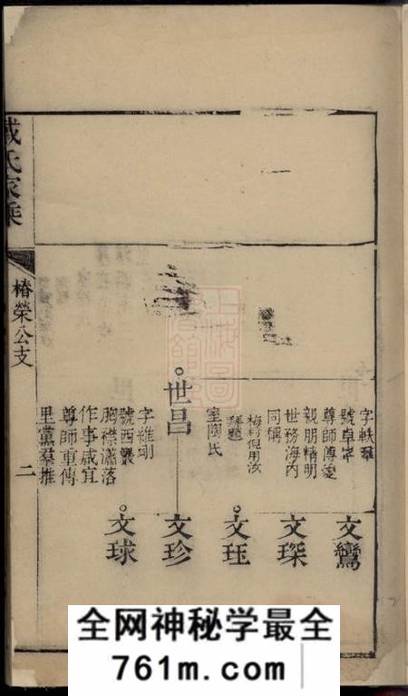 戴氏家乘不分卷