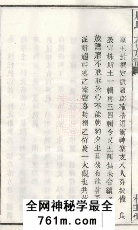 宁乡桐封堂唐氏五修族谱