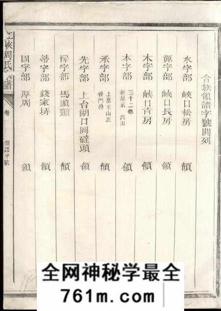江山爱莲堂江峡周氏宗谱二十八卷