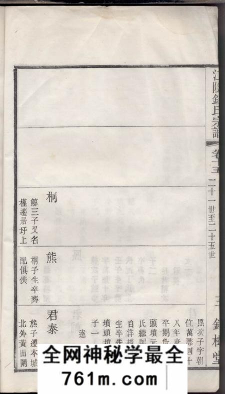 江阴锦树堂江阴钱家埭钱氏宗谱