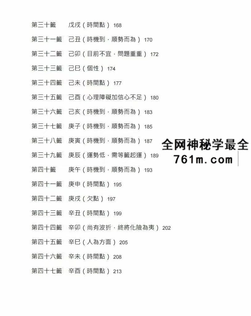 王崇礼《神明所教的解签诀窍》338页