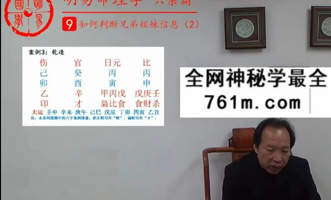 徐丙昕四柱八字六亲篇16集