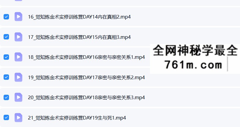 打开生命地图 觉知炼金术实修训练营26集