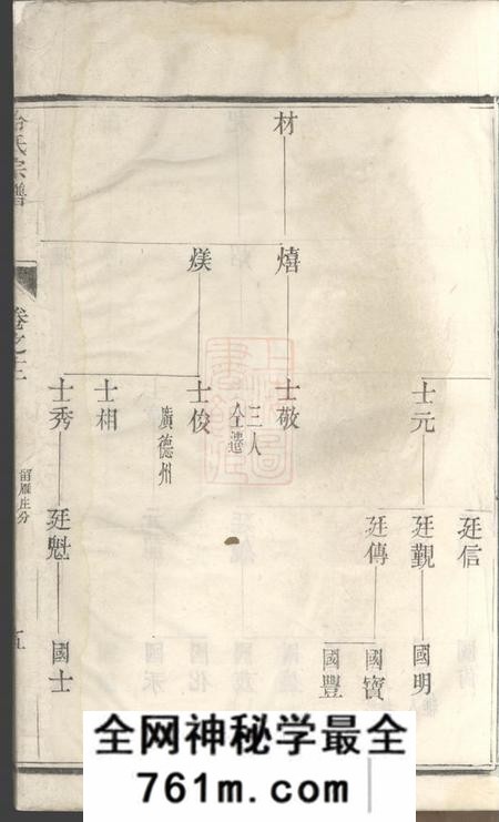 冷氏宗谱