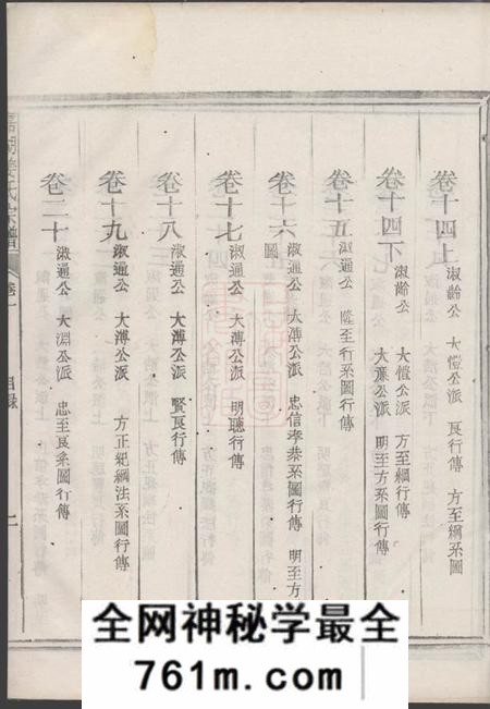江山嘉湖姜氏宗谱四十三卷