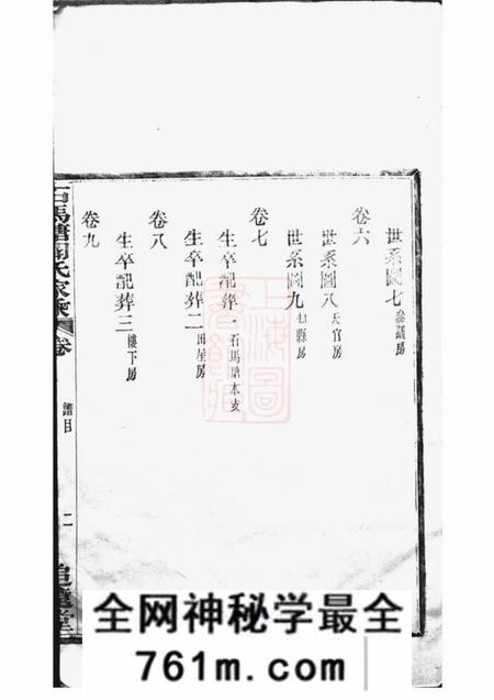 鄞县宋鄞西石马塘闻氏家乘十八卷首一卷