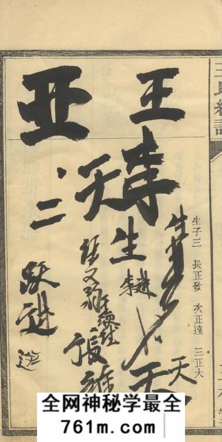 桃源三槐堂王氏续谱