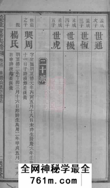 长沙云磬堂姜姓合修族谱