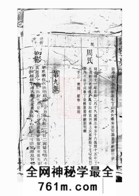 湘乡雁门堂湘乡高冲文氏族谱不分卷