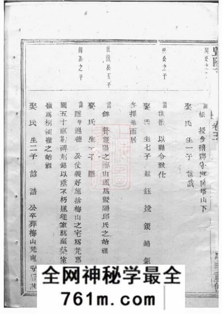 暨阳暨阳邱氏宗谱十卷
