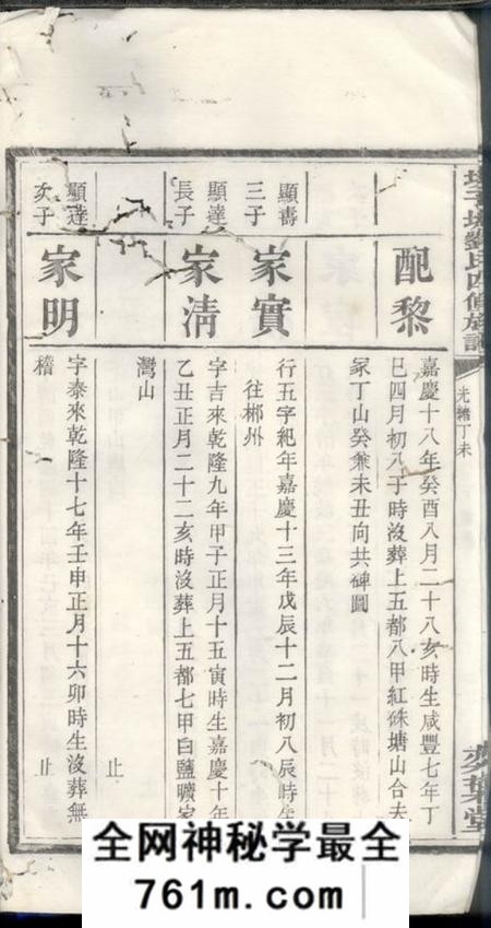 湘潭奕叶堂湘潭癶子塘刘氏四修族谱