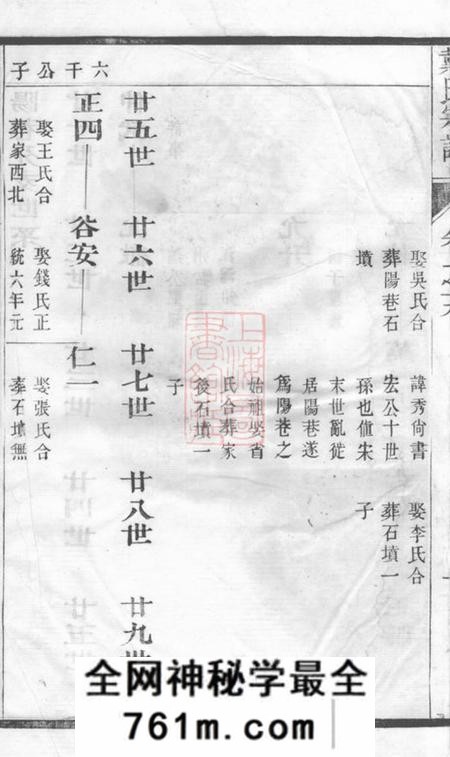 句容戴氏宗谱